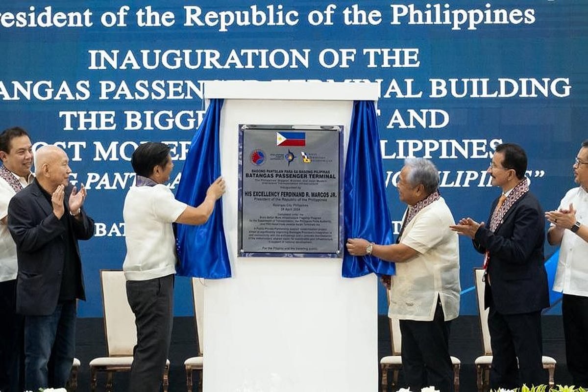 Batangas Welcomesign New passenger terminal opens at Batangas Port, Philippines