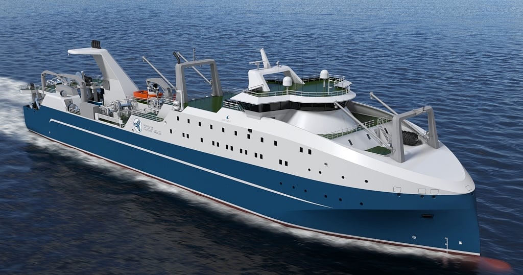 Yantar cuts steel for new Project 5670WSD freezer trawler for