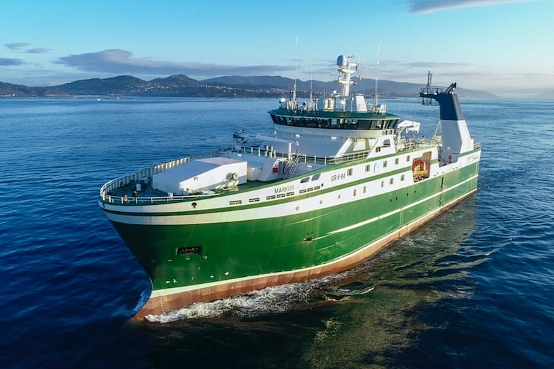 New shrimp trawler for Greenland christened