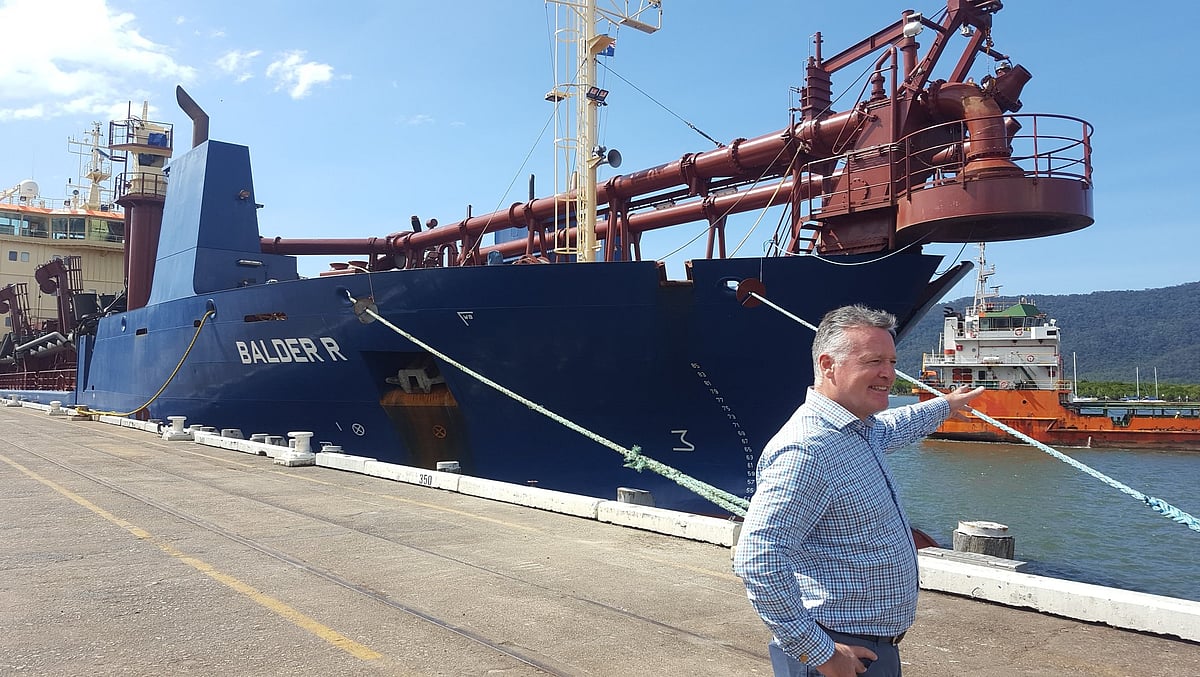 Dredging begins on Cairns’ Trinity Inlet