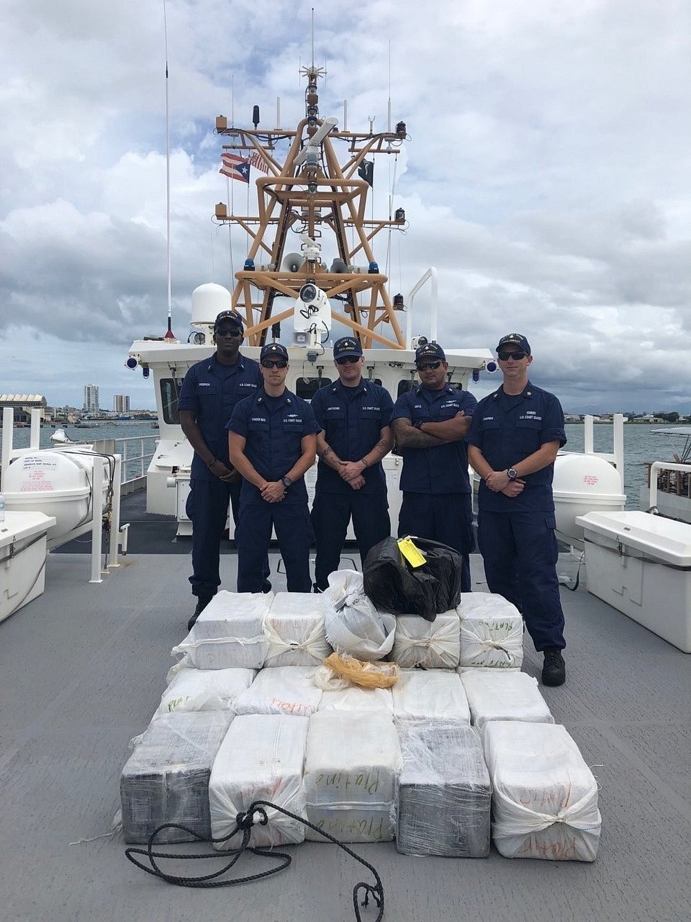 US Coast Guard helps seize US$30 million in cocaine in waters off ...