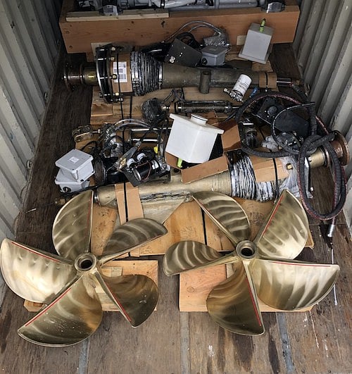 FOR SALE Twin Disc Arneson surface drives with Veem propellers