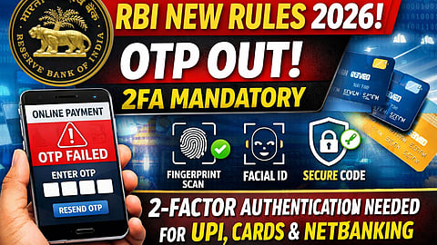 Digital, UPI Payment, Netbanking RBI New Rules