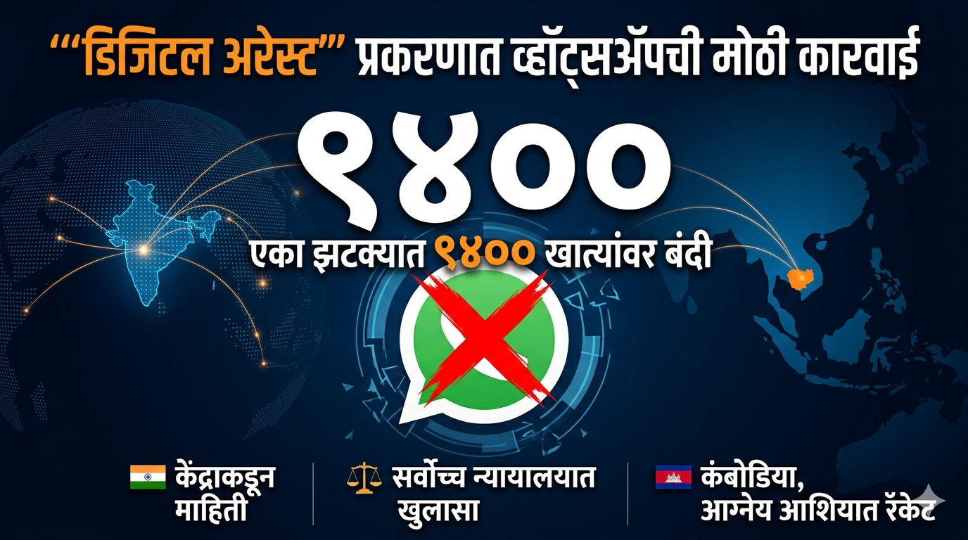 WhatsApp banned 9,400 accounts