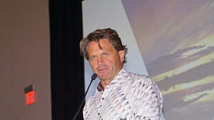 Peter Nelson, former president and CEO of Glenwood State Bank in Glenwood, Minn., has taken an executive level post at the Independent Community Bankers of America. He is shown here addressing the 2023 annual convention of BankIn Minnesota.