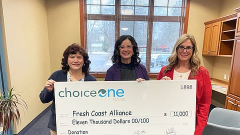 ChoiceOne Bank $1 million grant BankNews.com