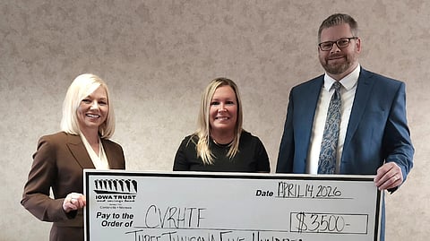 Iowa Trust and Savings Bank community work story 