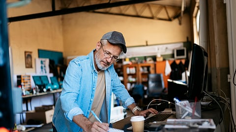 Small business owner stock image photo BankNews.com
