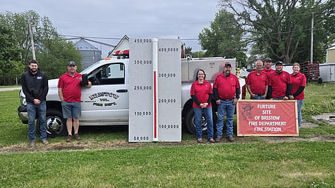 First Security Foundation in Iowa donates $10K toward new fire station