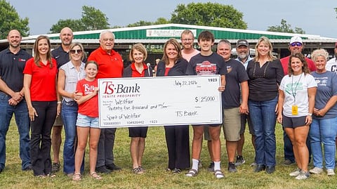 TS Bank donates $25,000 to the Spirit of Westfair Capital Campaign.