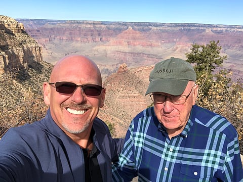 John (right) and Steve Goodenow, 2026 IBA Leach Award winners