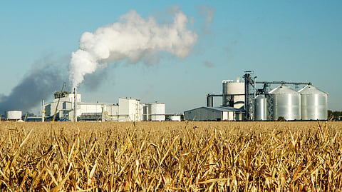 South Dakota ethanol plant stock image