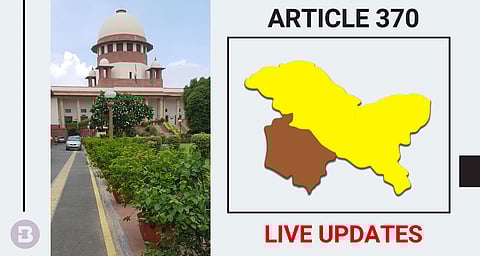 Abrogation of Article 370: Live updates from the Supreme Court [Day 4]