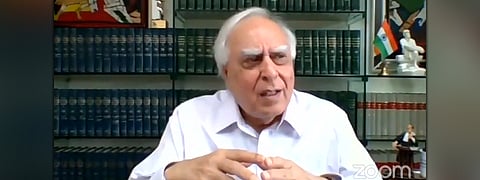 Kapil Sibal during the CAN Foundation webinar