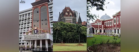 (L-R) High Courts of Kerala, Bombay and Jharkhand