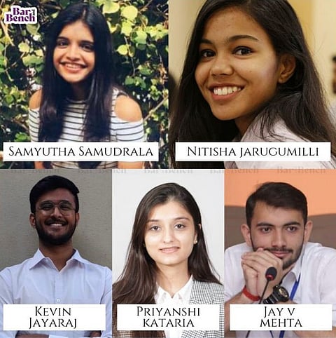 The winning Team from SLS Hyderabad 