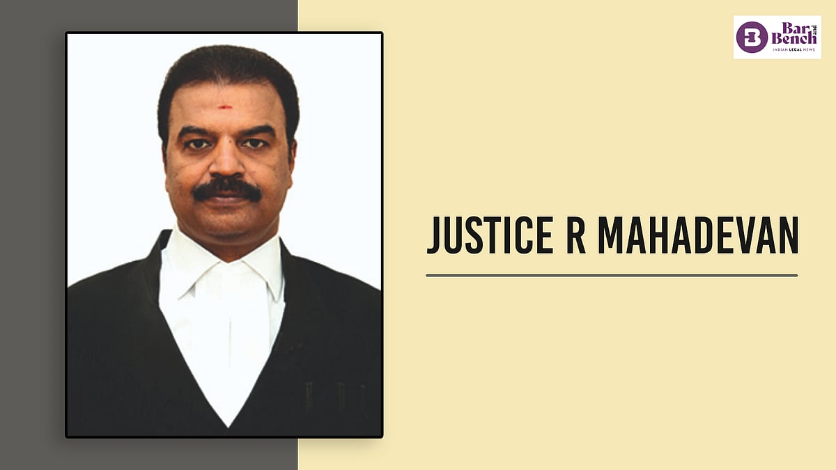 Justice R Mahadevan appointed Acting Chief Justice of Madras High Court - Vimarsana News
