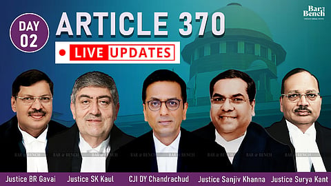 Article 370, Live updates