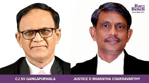 CJ SV Gangapurwala and Justice D Bharatha Chakravarthy