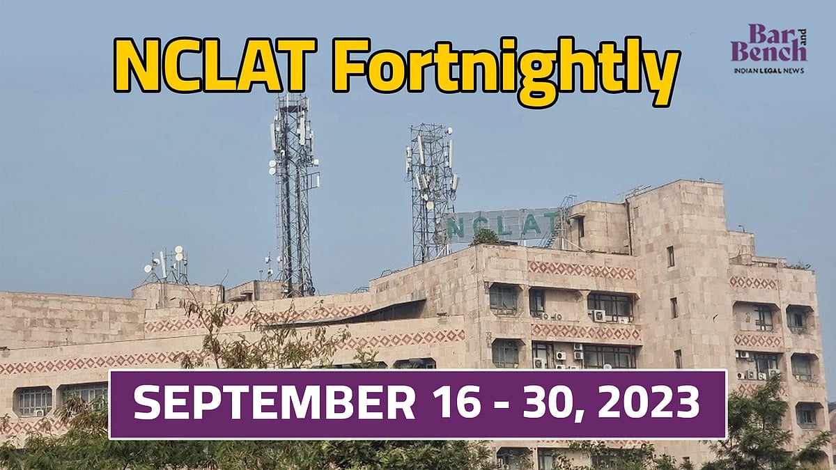 NCLAT Fortnightly Sept 16-30