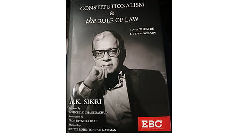 Cover page - Constitutionalism and the Rule of Law by Justice AK Sikri