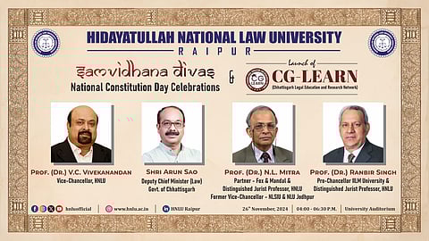 CG-LEARN to be launched as part of HNLU Constitution @75 celebrations