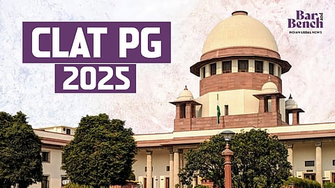 Supreme Court with CLAT PG 2025