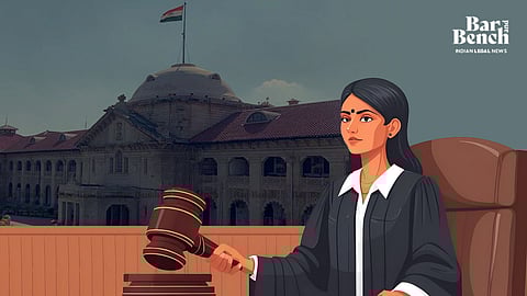 Woman Judge with Allahabad High Court