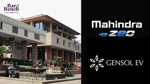 Delhi High Court with Mahindra eZeo and Gensol EV