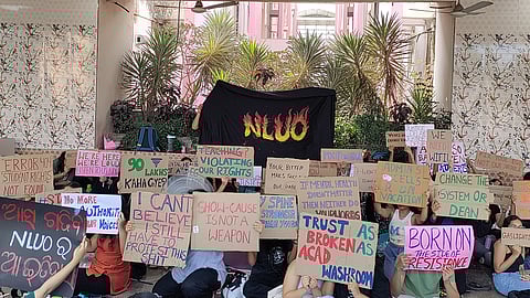 NLUO Student protest