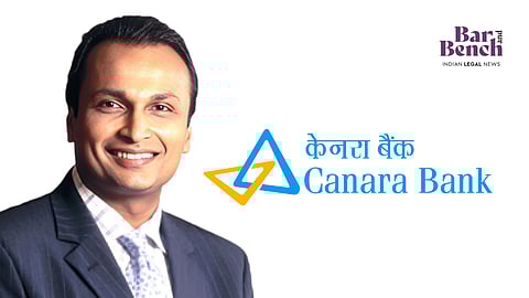 Anil Ambani, Canara Bank logo