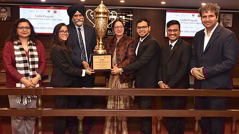 Winners WBNUJS, Vidhi Pragati National IP Moot Court Competition