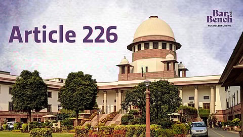 Article 226 with Supreme Court