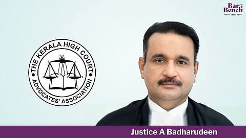 Justice A Badharudeen , KHCAA