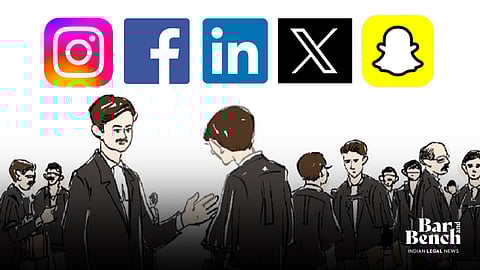 Lawyers and Social Media Handle Logos