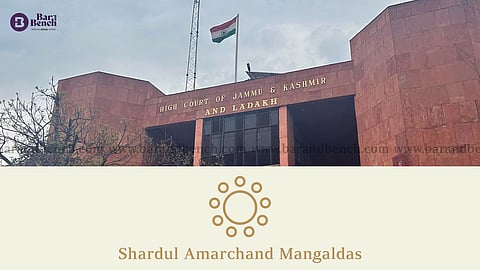 Shardul Amarchand Mangaldas logo with Jammu Bench of High Court