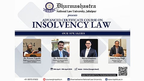  DNLU Certificate Course on Insolvency Law