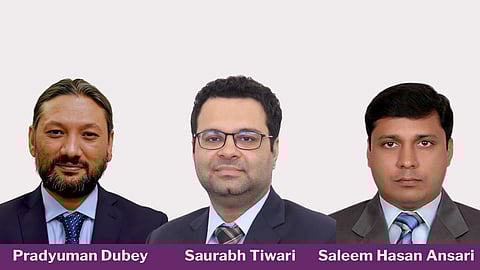 Pradyuman Dubey, Saurabh Tiwari, Saleem Hasan Ansari