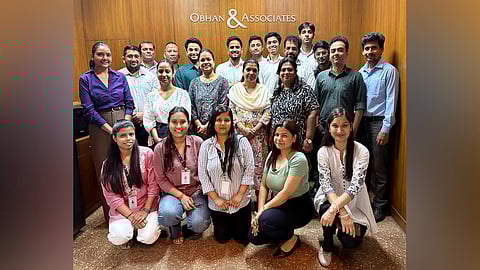 Obhan & Associates team at the new office