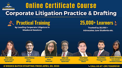 Certificate Course on Corporate Litigation Practice and Drafting by Bettering Results: Enroll now!