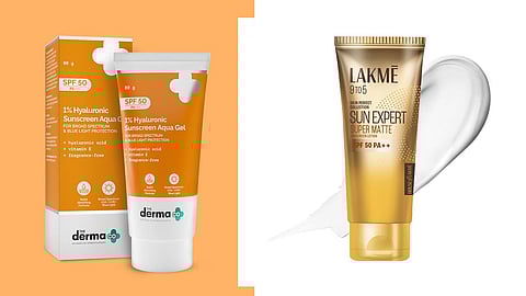 Lakme sunscreen ad Derma Co