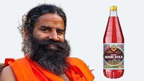Swami Ramdev and roohafza 