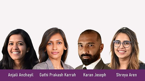 Anjali Anchayil , Gathi Prakash Karrah , Karan Joseph, Shreya Aren