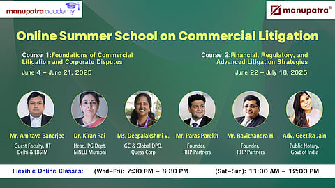 Online Summer School on Commercial Litigation