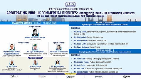 International Conference on “Arbitrating Indo-UK Commercial Disputes: Synergizing India-UK Arbitration Practices”