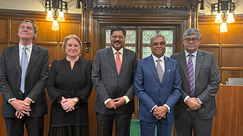 CJI Gavai (Centre) at the UK Supreme Court Round Table event