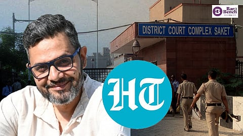 Neelesh Misra, Hindustan Times & Saket Court