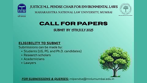 MNLU Mumbai Justice ML Pendse Chair Call for Papers