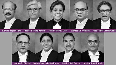 Justices Rajesh Patil, Sarang Kotwal, Revati Mohite Dere, GS Kulkarni, BP Colabawalla, RI Chagla, Sharmila Deshmukh, Arif Doctor, Jitendra Jain