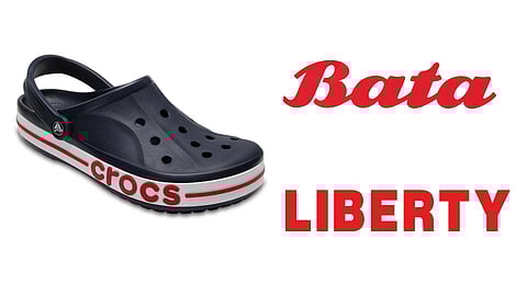 Crocs footwear, Bata and liberty